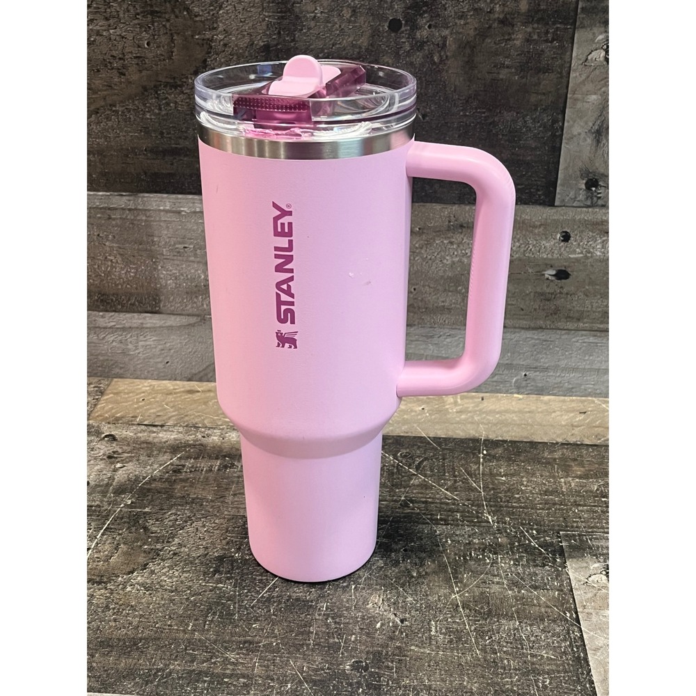 Stanley Quencher H2.0 FlowState Tumbler 40oz Pink Insulated Travel Mug